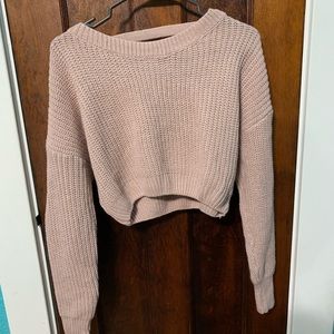 Cropped sweater